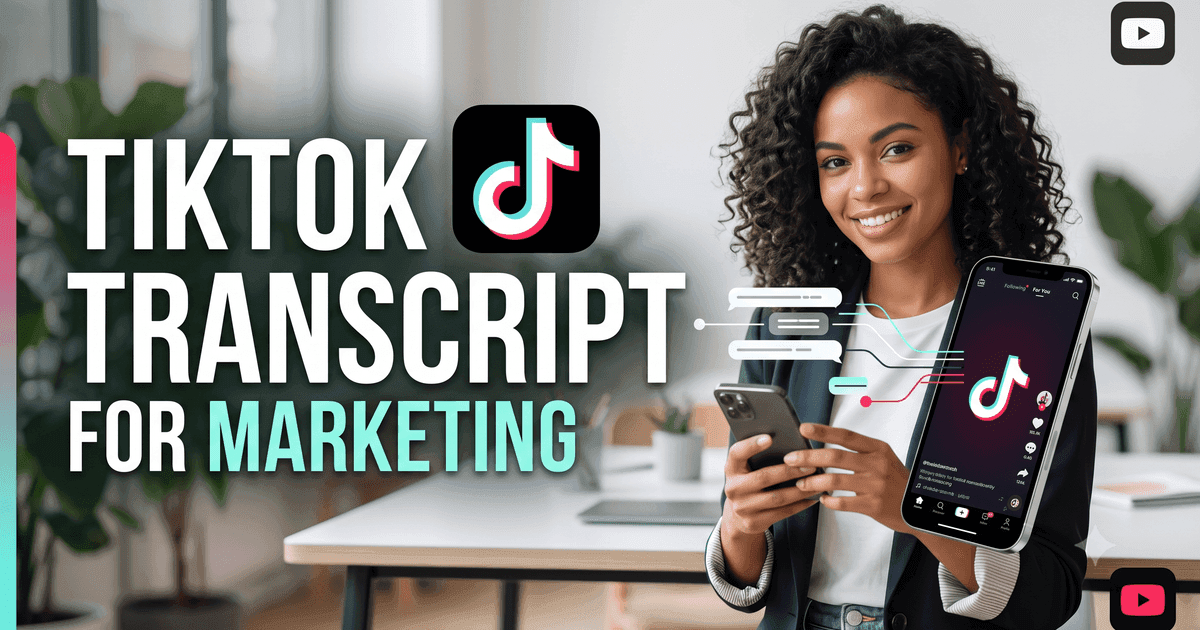 TikTok Transcript for Marketing